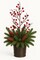 29" Red Berry Spray, Waterproof Artificial Branch for Home Decor, Floral Arrangement, Wreaths, DIY Craft – 12 Pieces